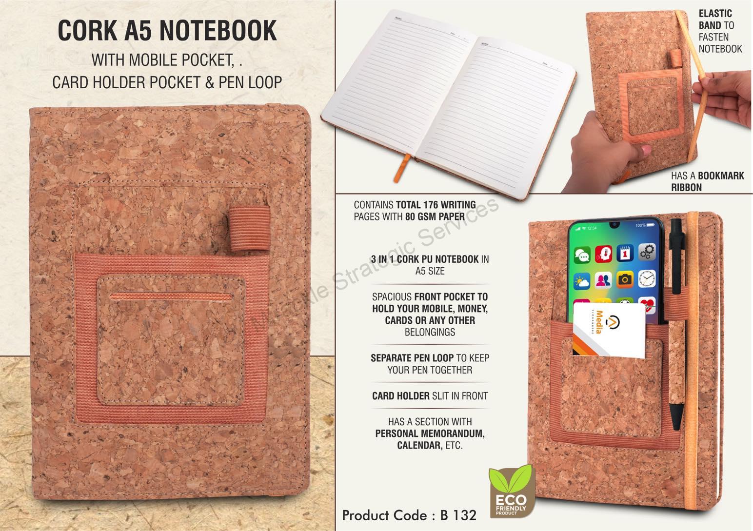 Cork A5 notebook - Image 2