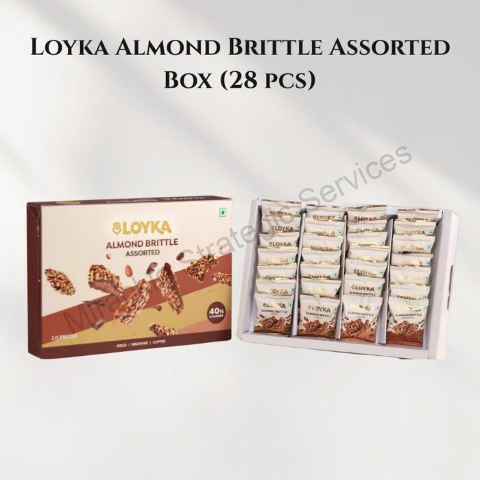 Loyka Almond Brittle Assorted Box (28 pcs)
