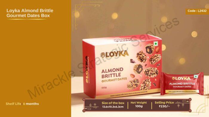 loyka almond brittle Gourmet dates box - Image 2