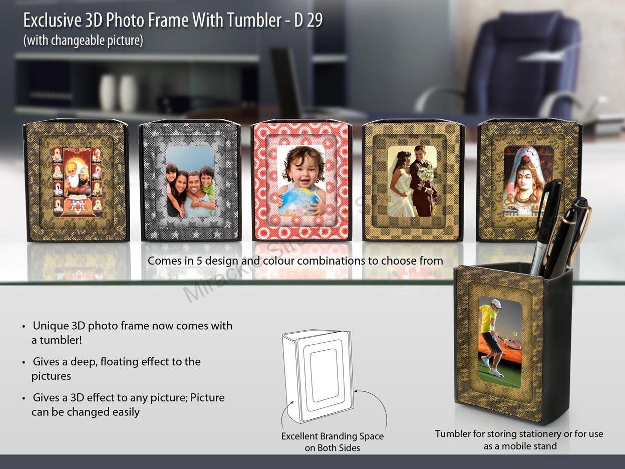 3D photo frame Tumbler - D29 - Image 2