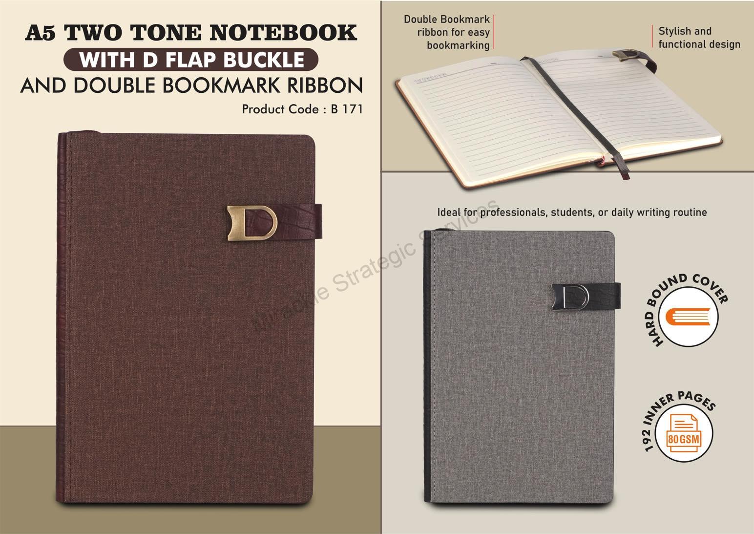 A5 Two Tone Notebook - B171 - Image 2
