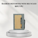 Bamboo notebook with recycled RPET PU - B178