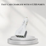 Fast car charger with 4 USB ports - C154
