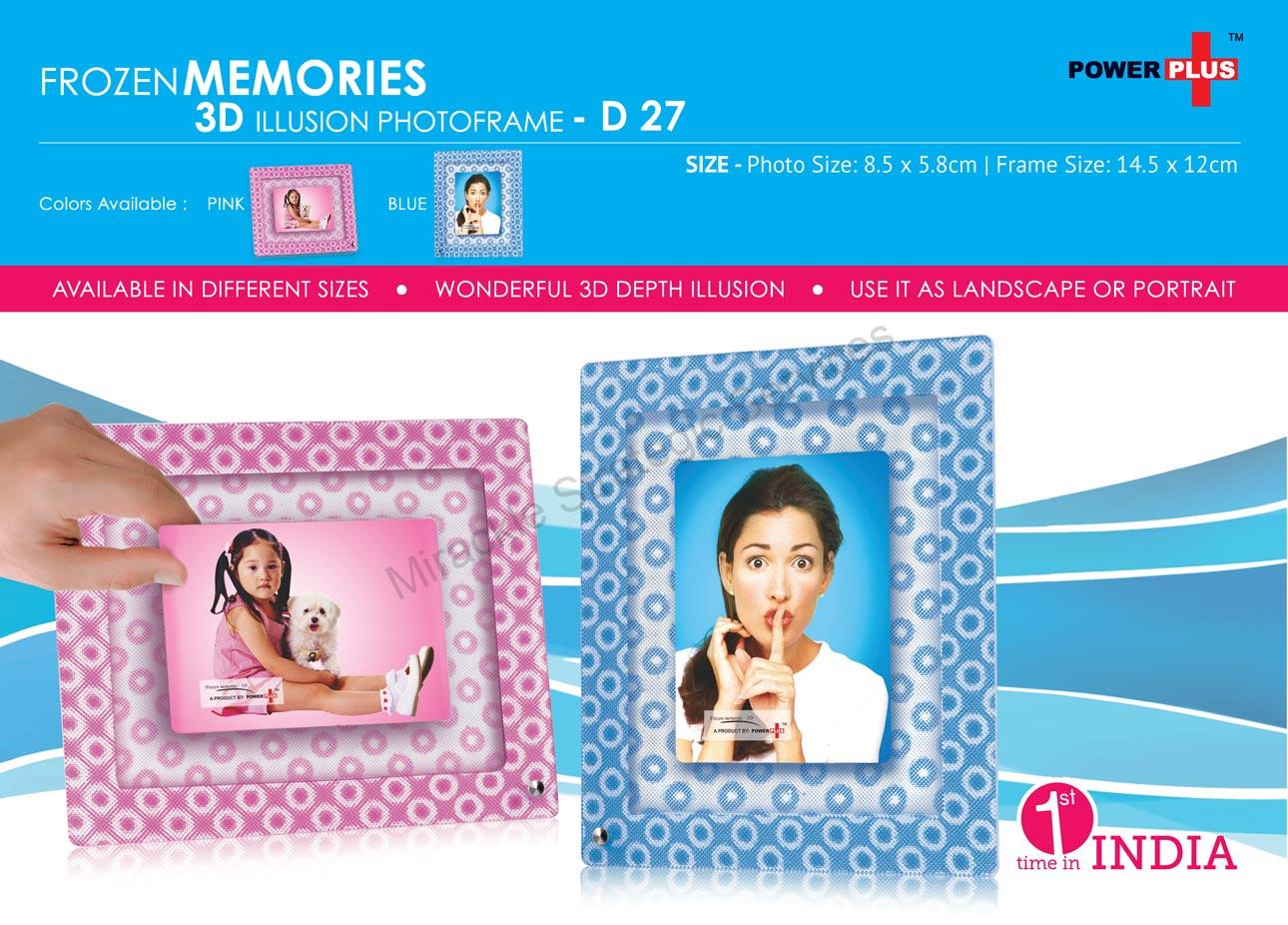 Frozen memories | 3D photo frame (3 x 4) - D27 - Image 2