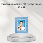 Frozen memories | 3D photo frame (3 x 4) - D27