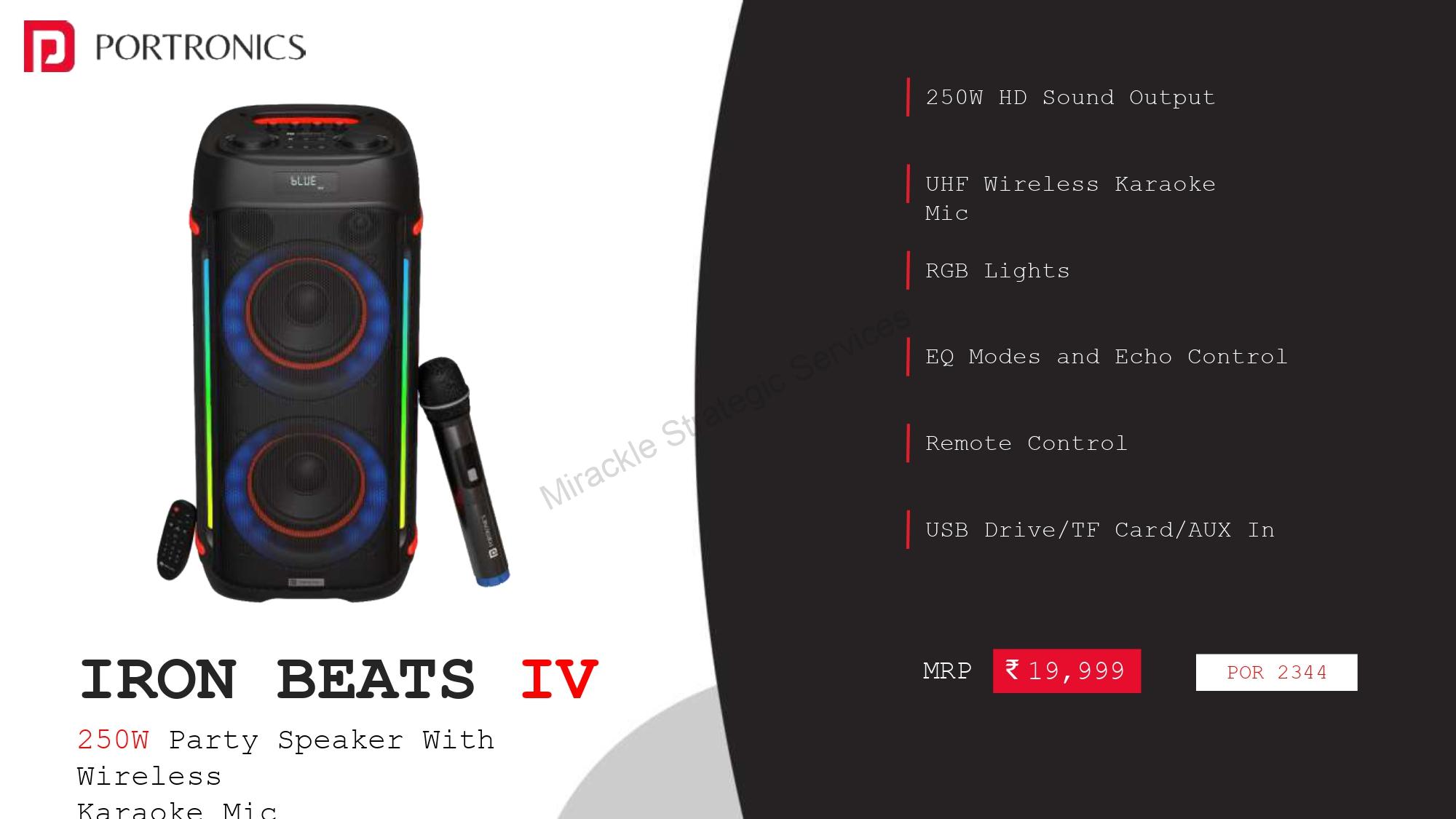 Portronics Iron Beats IV - Image 2