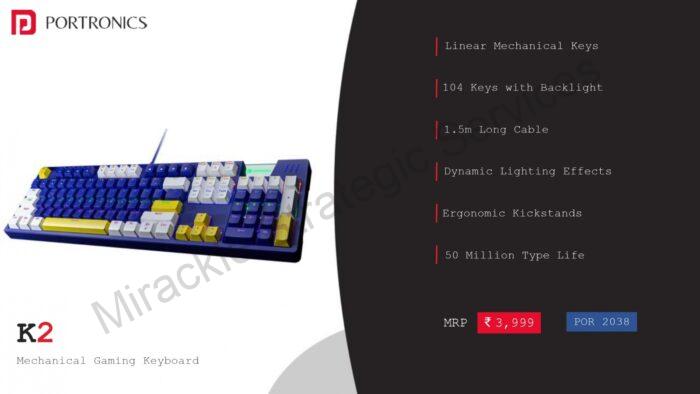 Portronics K2  Keyboard - Image 2