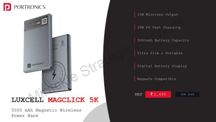 Portronics Luxcell Magclick 5K - Image 2