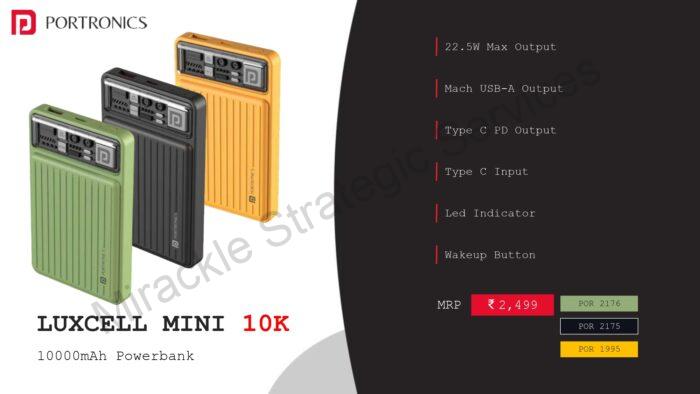 Portronics Luxcell Mini 10K - Image 2