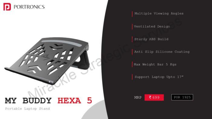 Portronics My Buddy Hexa 5 - Image 2