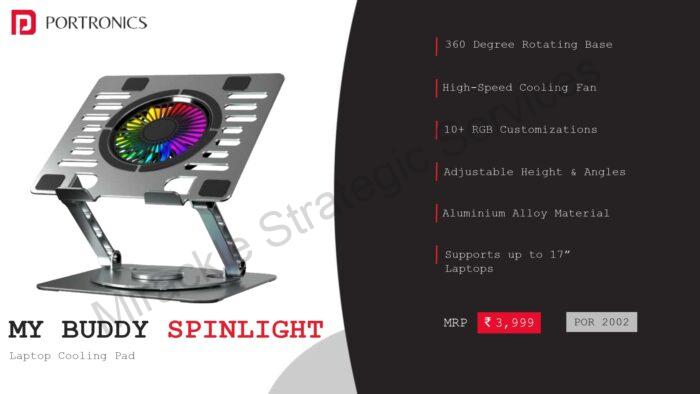 Portronics My Buddy Spinlight - Image 2