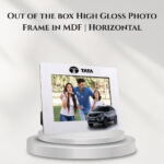Out of the box High Gloss Photo Frame in MDF | Horizontal - D39