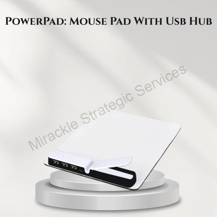 PowerPad: Mouse Pad With Usb Hub - C79