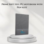 Prime Soft feel PU notebook with Pen slot - B187