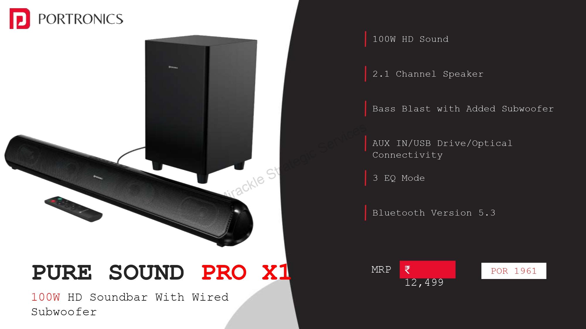 Portronics Pure Sound Pro X1 - Image 2