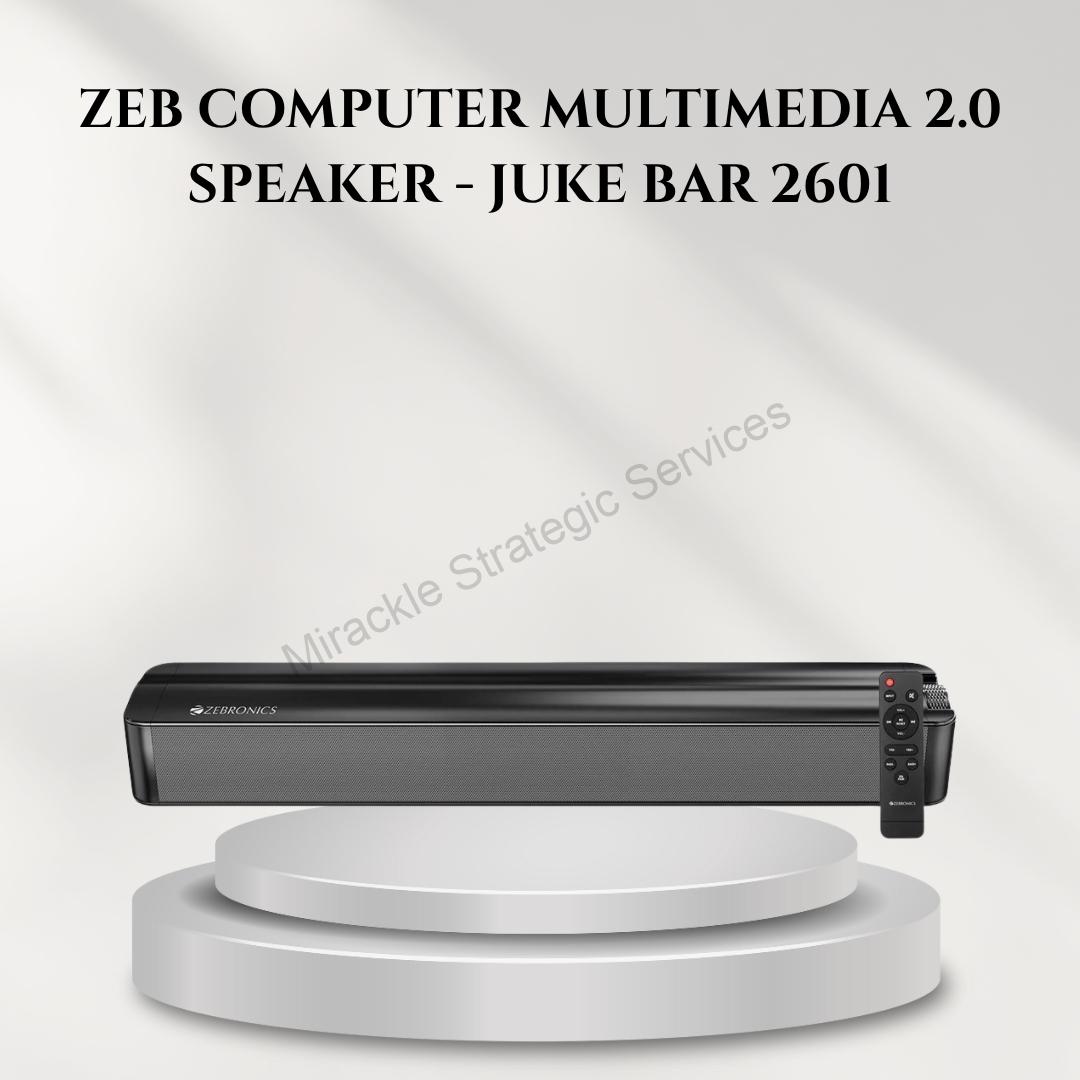 ZEB COMPUTER MULTIMEDIA 2.0 SPEAKER - JUKE BAR 2601