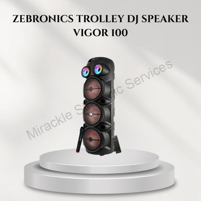 ZEBRONICS TROLLEY DJ SPEAKER VIGOR 100