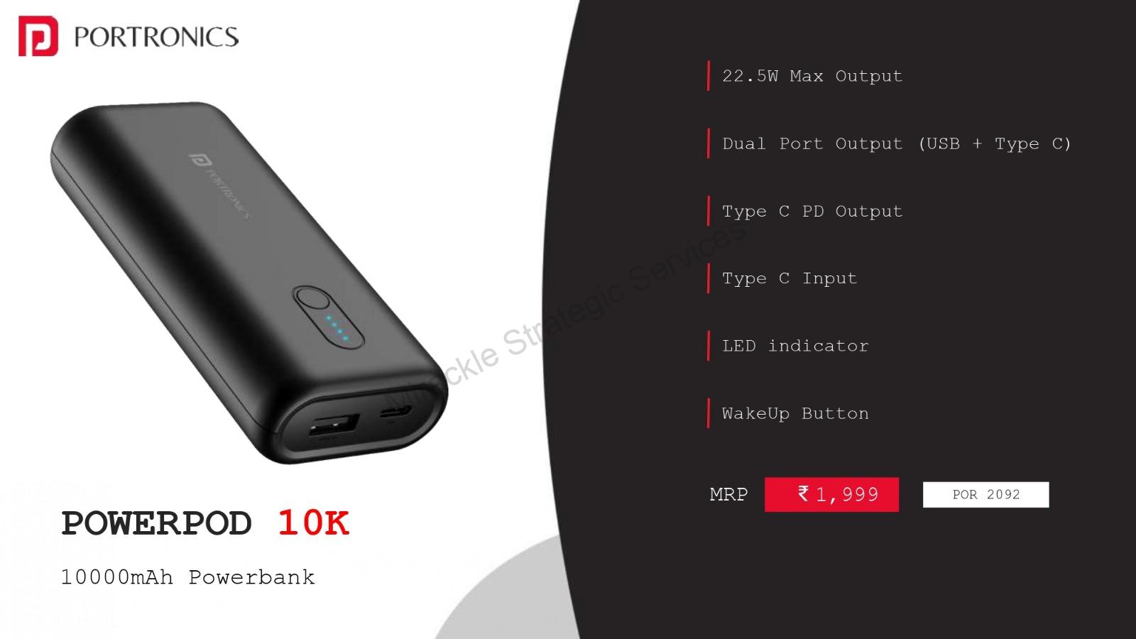 Portronics Power Pod 10K - Image 2