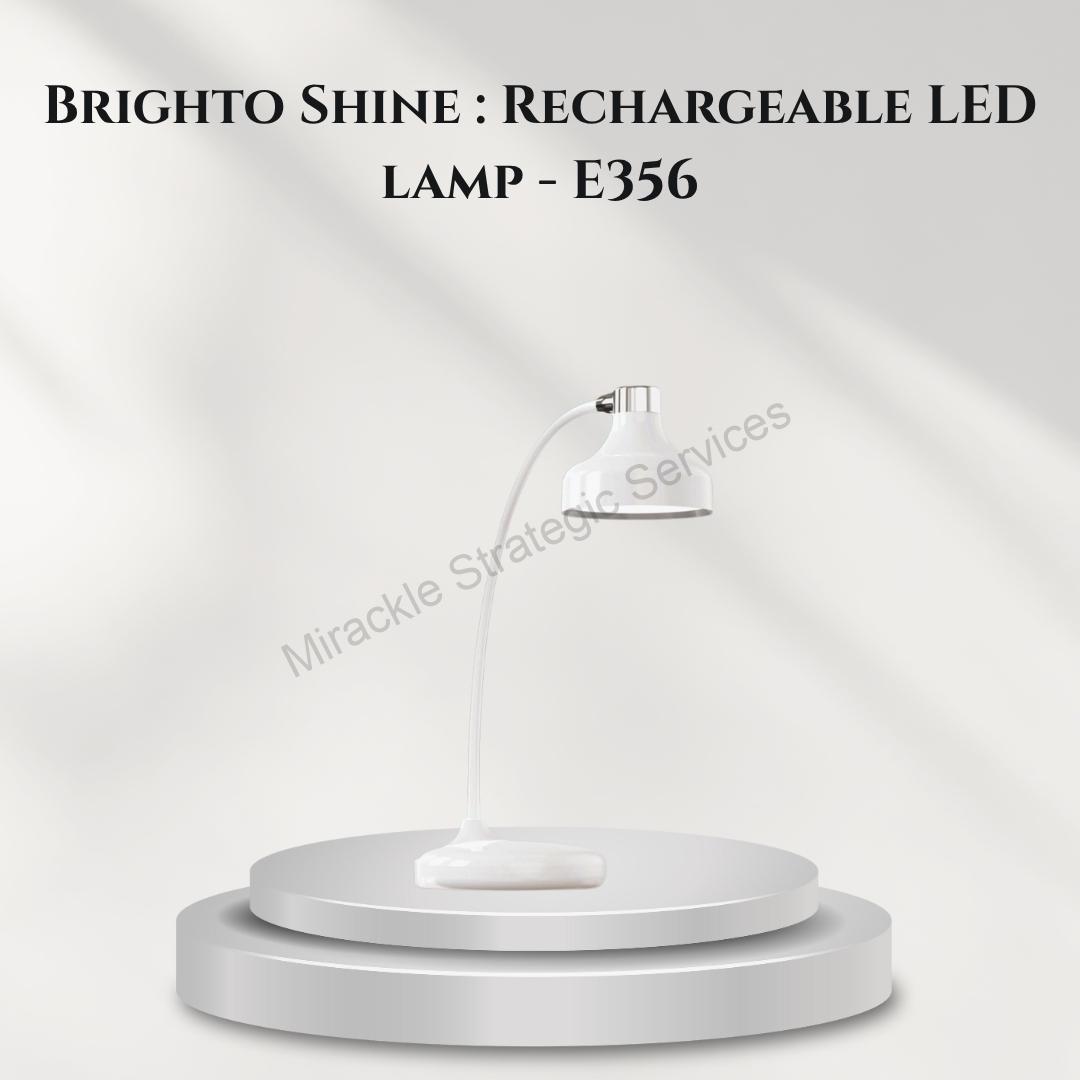 Brighto Shine : Rechargeable LED lamp - E356
