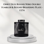 Orbit Duo: Round Wiro Double tumbler & Round Branding Plate - E374