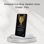 Winner Cup Desk Trophy with stand - F11a