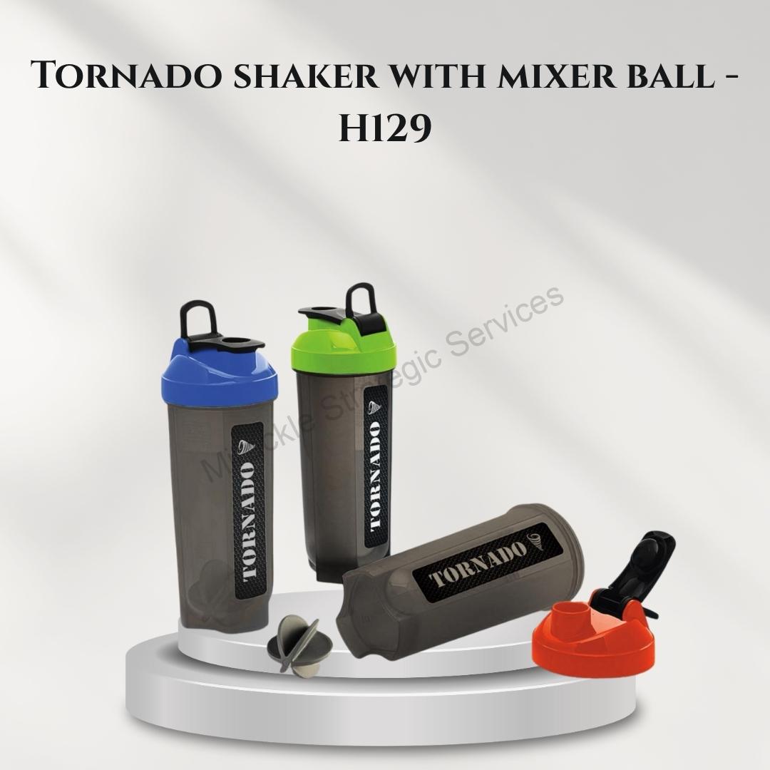 Tornado shaker with mixer ball - H129
