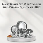 Family Dinner Set: 27 pc Stainless Steel Premium Quality set - H215