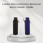 Candy: Insulated Steel Bottle in Matte Finish - H248a