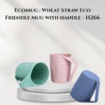 EcoMug : Wheat Straw Eco Friendly Mug with handle - H266