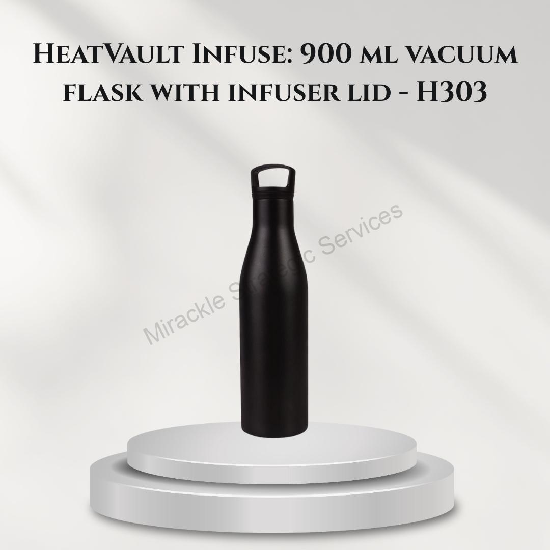 HeatVault Infuse: 900 ml vacuum flask with infuser lid - H303
