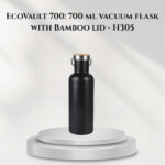 EcoVault 700: 700 ml vacuum flask with Bamboo lid - H305