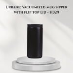 Urbane: Vacuumized mug sipper with flip top lid - H329