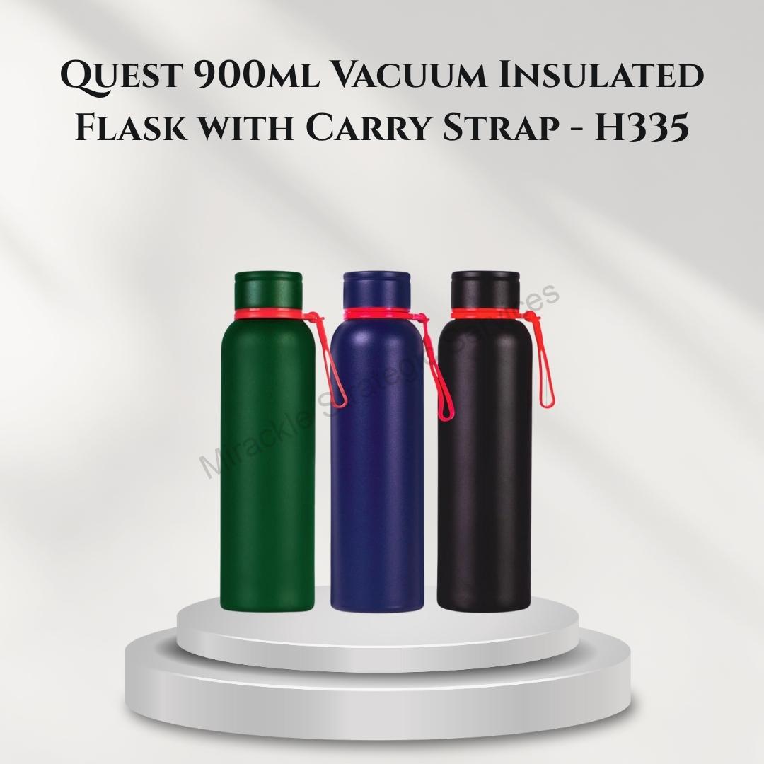Quest 900ml Vacuum Insulated Flask with Carry Strap - H335