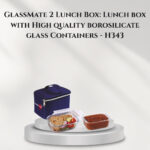 GlassMate 2 Lunch Box: Lunch box with High quality borosilicate glass Containers - H343