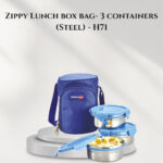 Zippy Lunch box bag- 3 containers (Steel) - H71