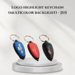 Logo highlight keychain (multicolor backlight) - J115