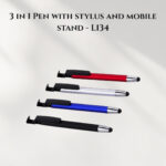 3 in 1 Pen with stylus and mobile stand - L134