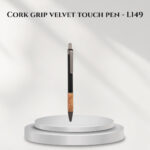 Cork grip velvet touch pen - L149