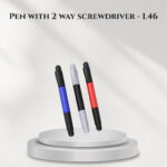 Pen with 2 way screwdriver - L46