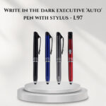 Write in the dark executive 'Auto' pen with stylus - L97