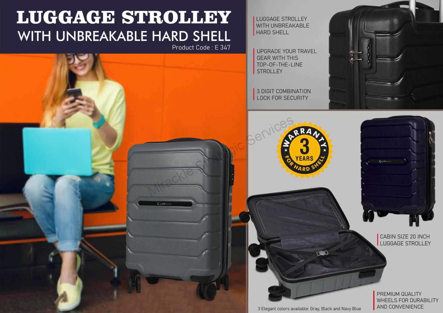 Cabin Size 20 inch Luggage Strolley - E347 - Image 2