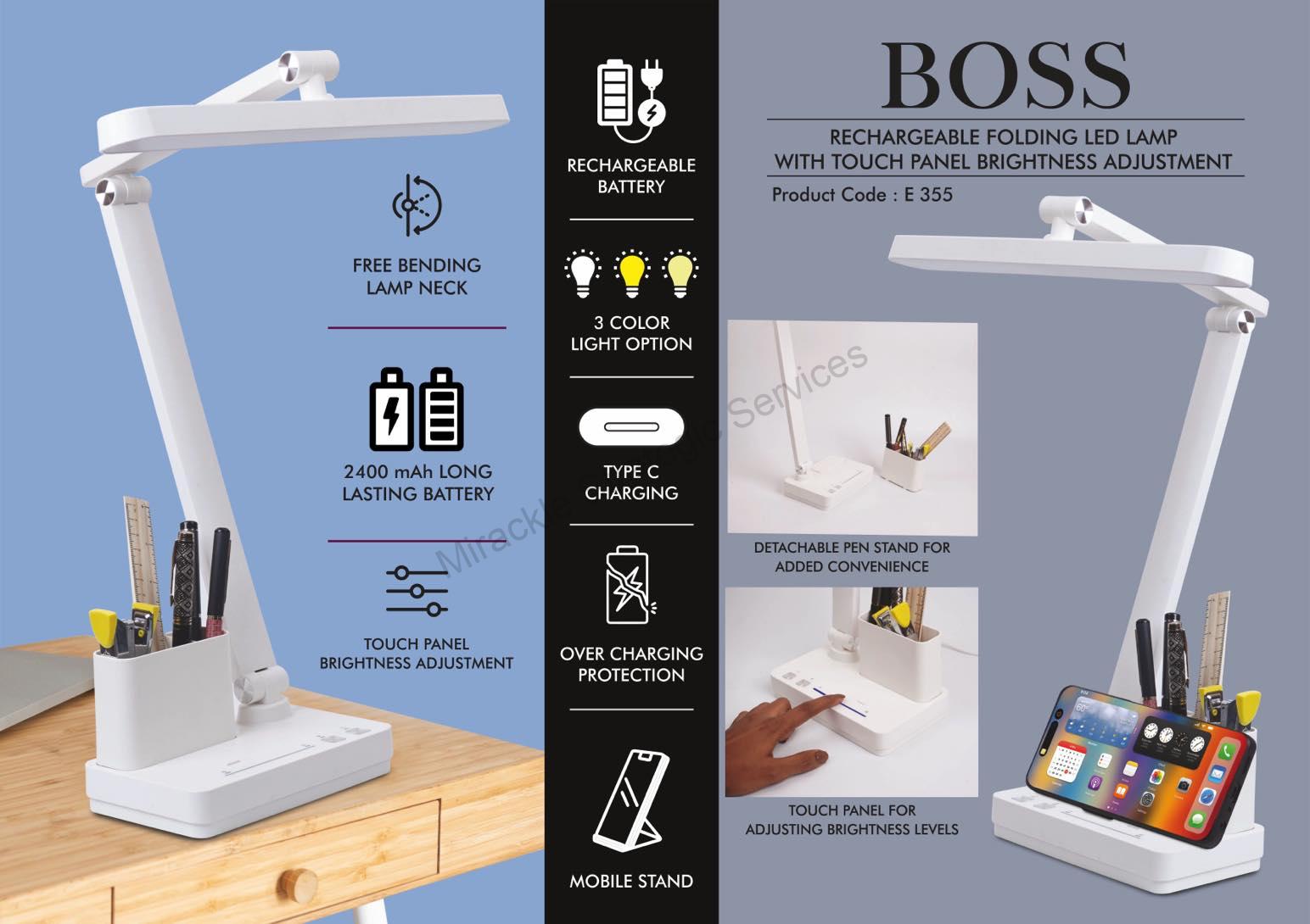 Boss : Rechargeable Folding LED lamp - E355 - Image 2
