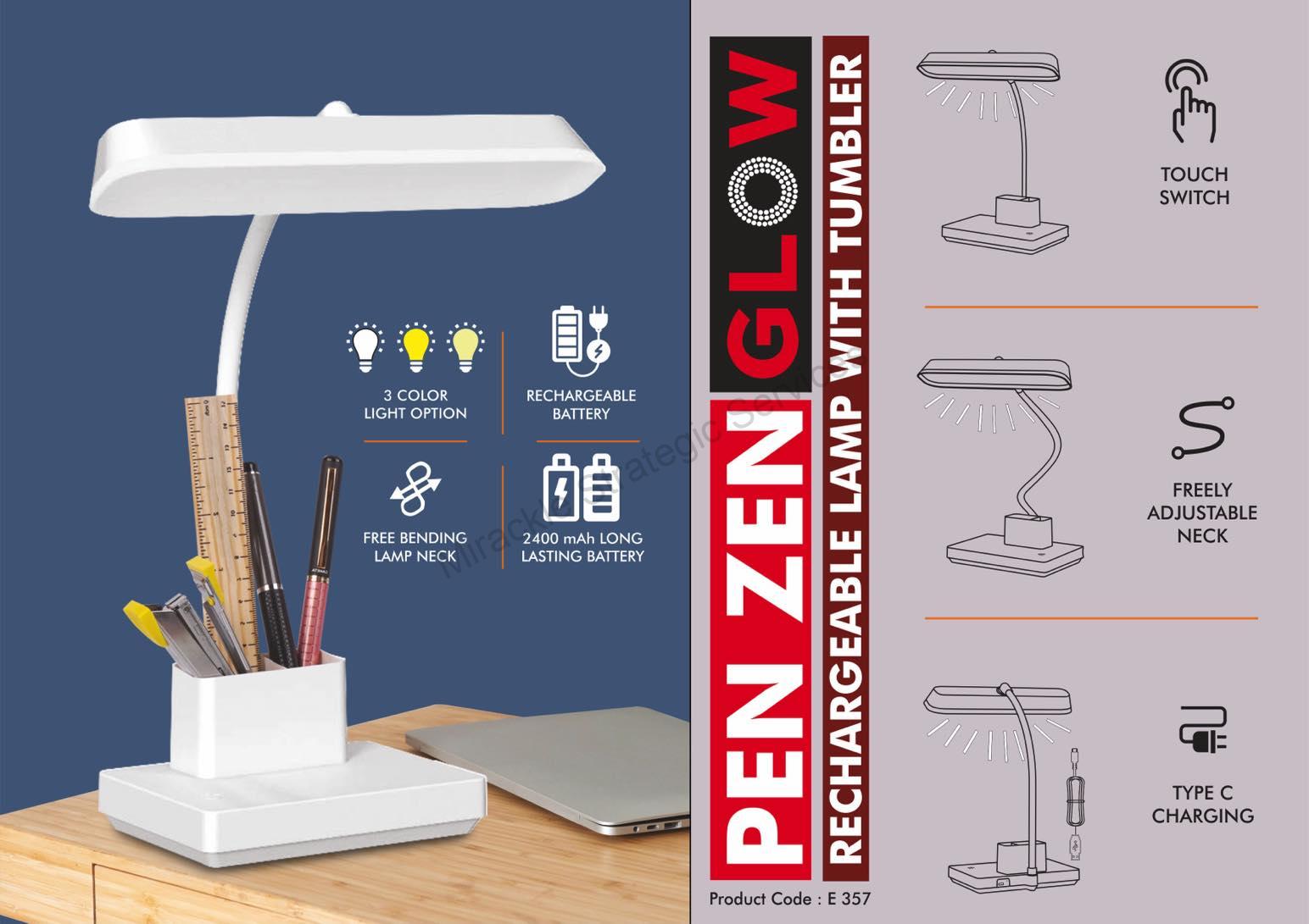 PenZen Glow: Rechargeable lamp with tumbler - E357 - Image 2