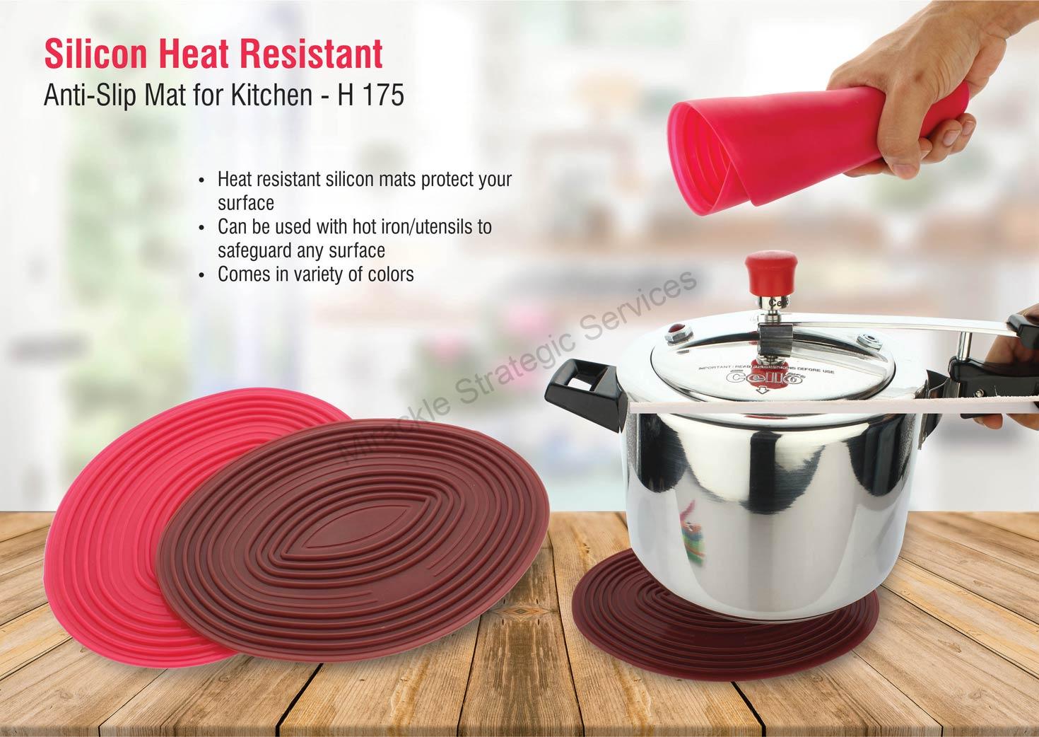 Silicon heat resistant, anti-slip mat for kitchen - H175 - Image 2