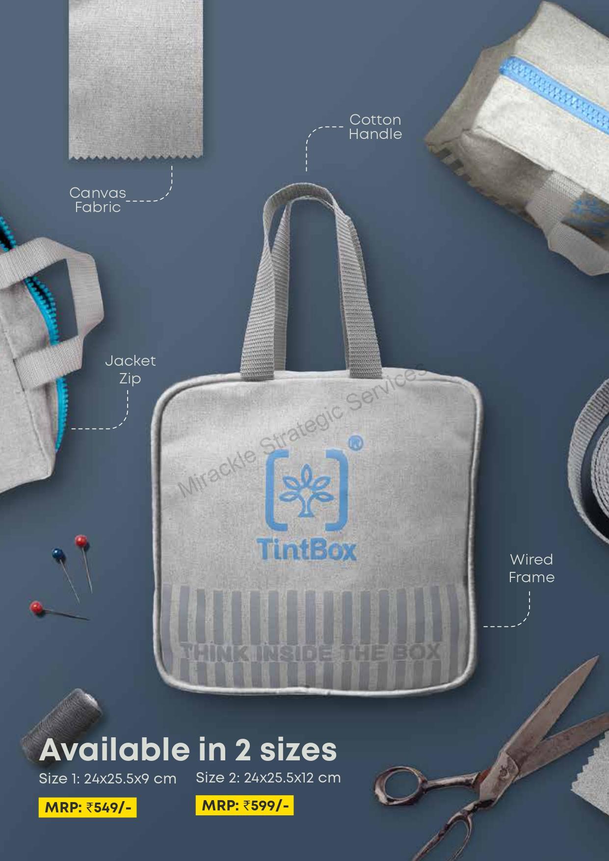 TintBox Set of 3 Borosilicate Glass Lunch Boxes(300 ml) with Bag & Bottle (750 ml) - Image 2