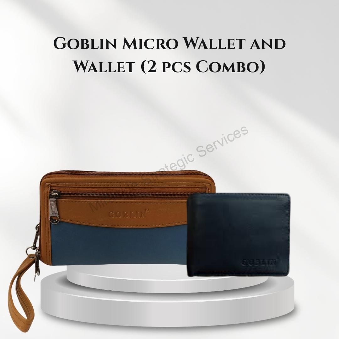 Goblin Micro Wallet and Wallet (2 pcs Combo)