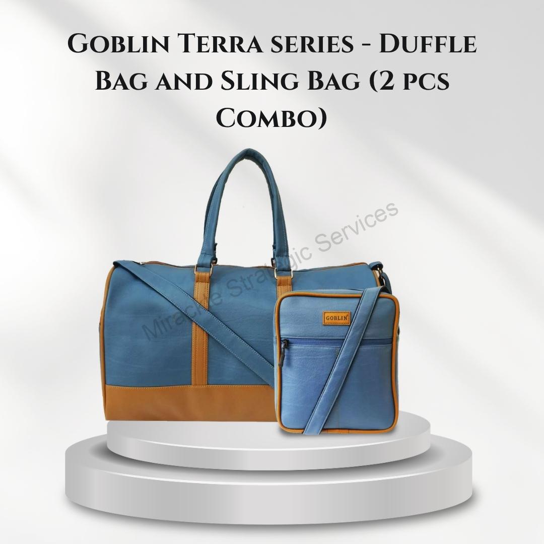Goblin Terra series - Duffle Bag and Sling Bag (2 pcs Combo)