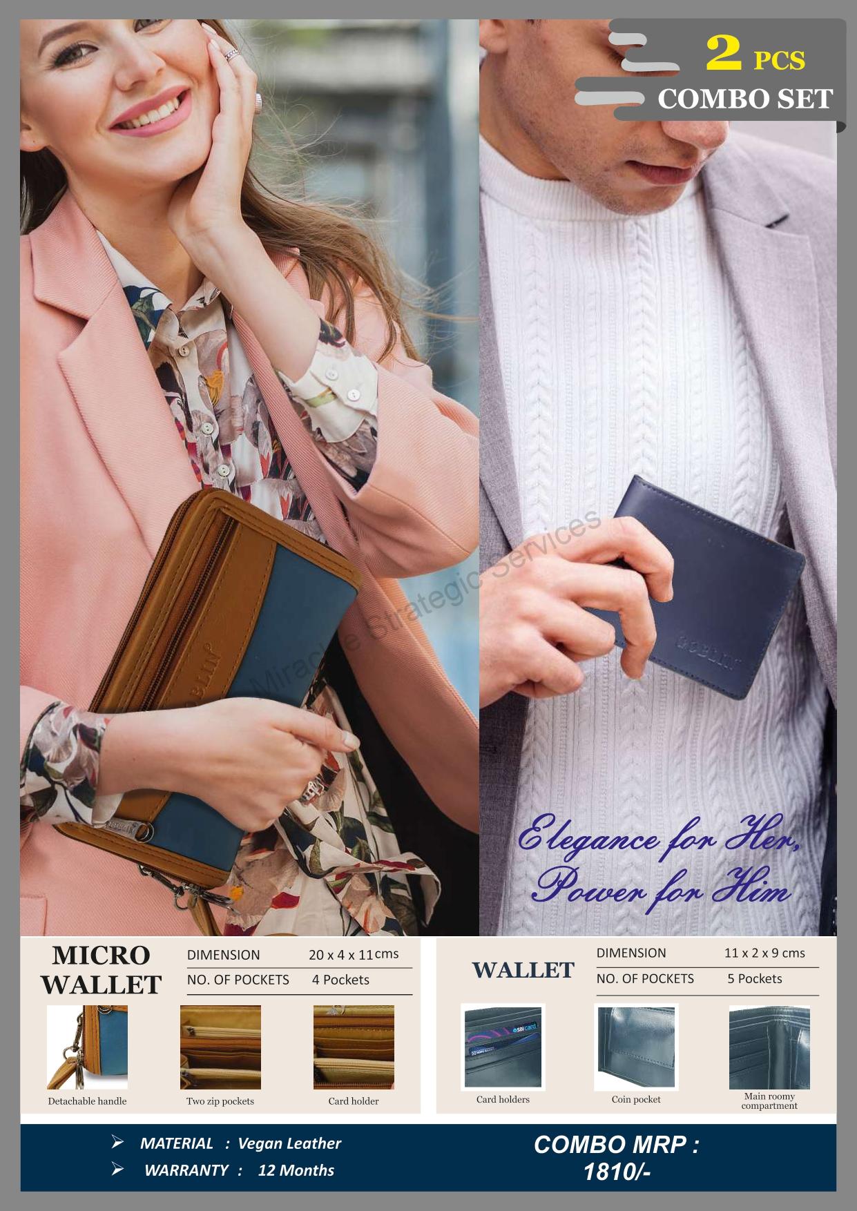 Goblin Micro Wallet and Wallet (2 pcs Combo) - Image 2