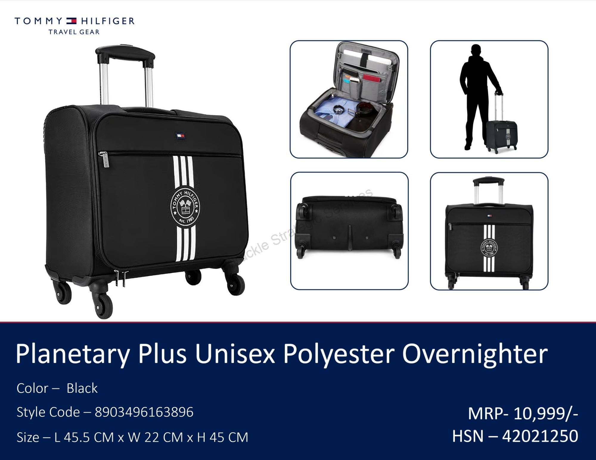 Tommy Hilfiger Planetary Plus Unisex Polyester Overnighter - Image 2