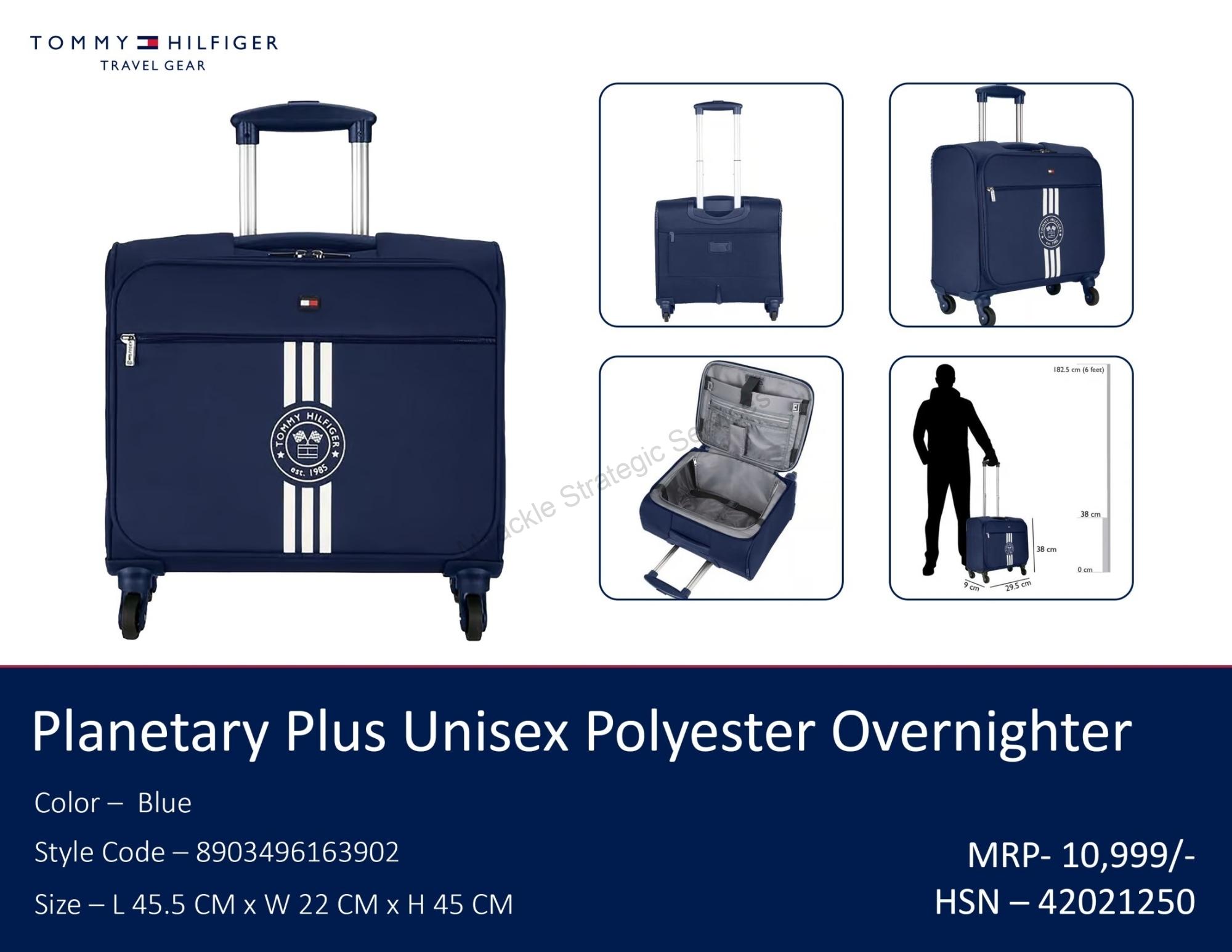 Tommy Hilfiger Planetary Plus Unisex Polyester Overnighter - Image 3